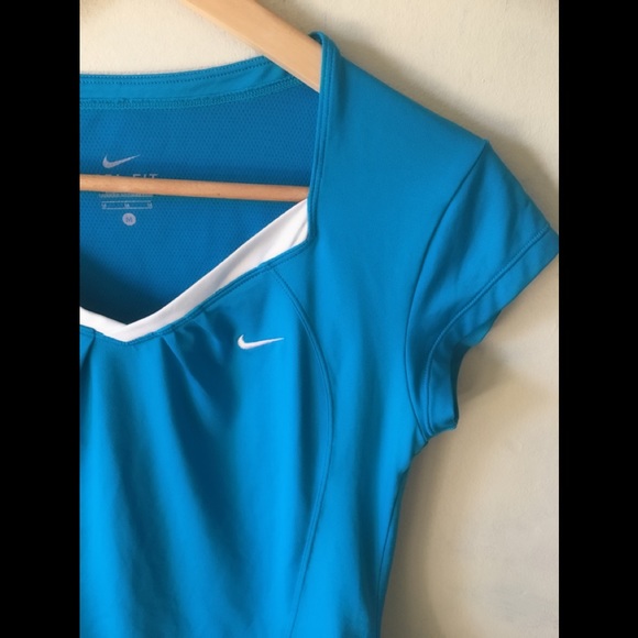 Nike DRI-FIT Shirt Blue Size Medium - Picture 2 of 4